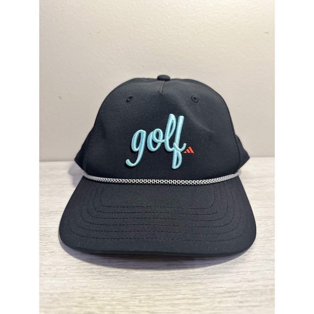 Adidas Golf Womens Black Rope Snapback Hat